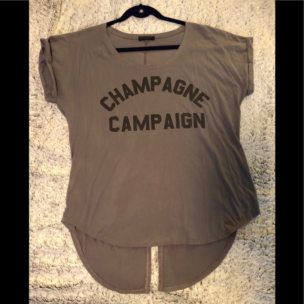 Champagne Campaign Gray t shirt XL 🍾  🥂 champs